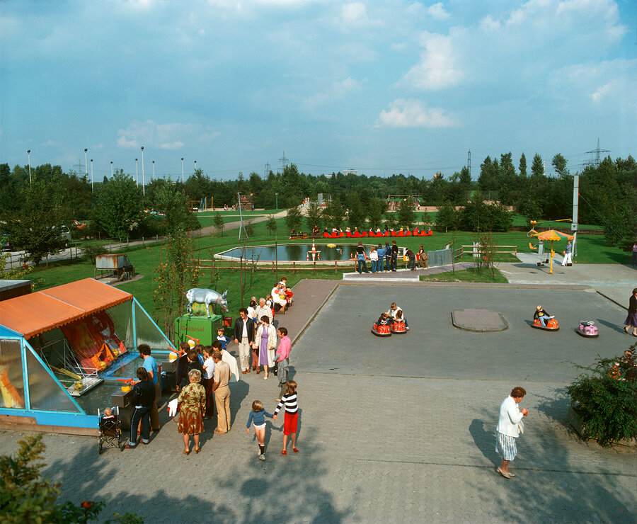 Freizeitanlage im Revierpark Nienhausen, 1979/80, Foto: Joachim Schumacher