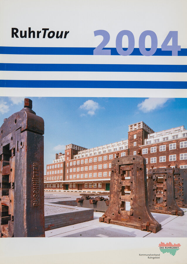 Broschüre zur RuhrTour 2004 mit dem Peter-Behrens-Bau Oberhausen, 2003
